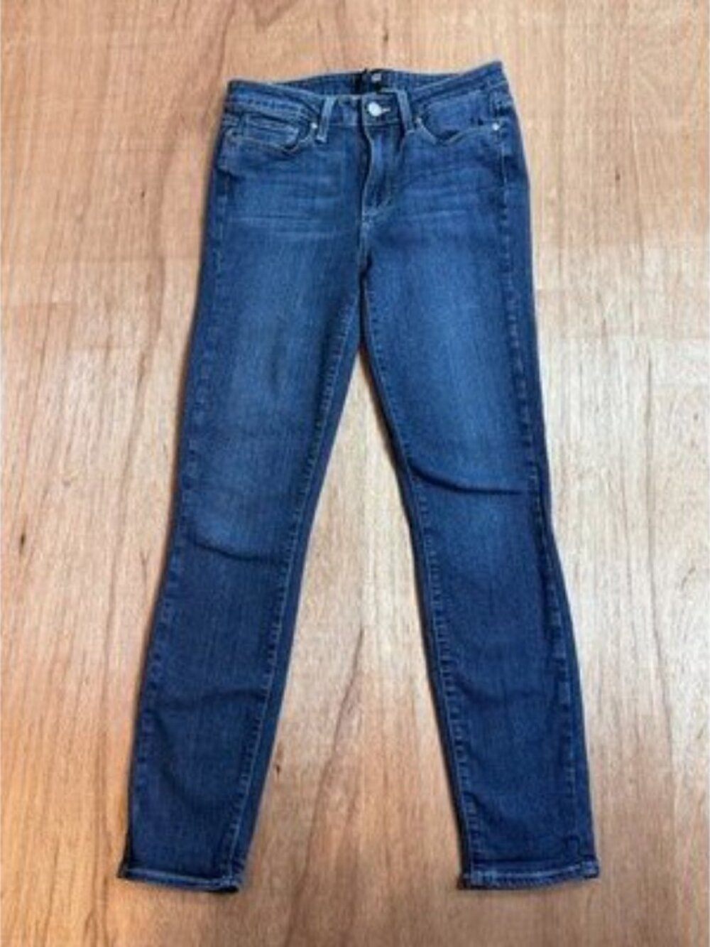 PAIGE Hoxton Ankle Skinny Jeans Dark Wash High Rise Stretch Size 26
